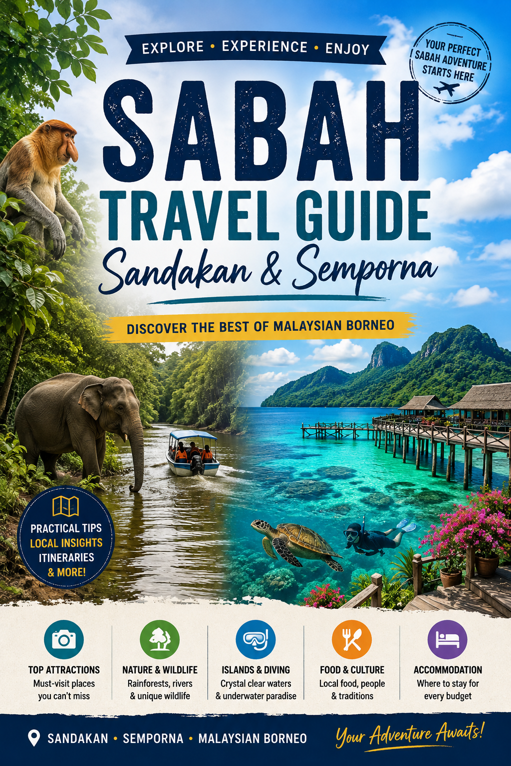 Sabah Travel Guide: Sandakan & Semporna
